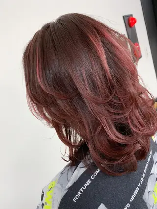 セミロング 🥇近藤 恭輔🥇 Recharme新保のヘアスタイル