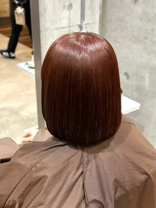 ミディアム カラー SAKURA🍒 天神/大名/透明感のヘアスタイル