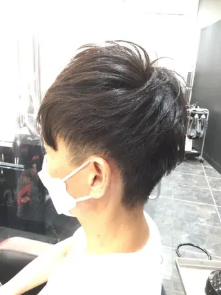 ショート カラー メンズ Annon プライベートサロンのヘアスタイル