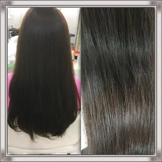 セミロング ロング カラー 髪質改善 中川　翔のヘアスタイル