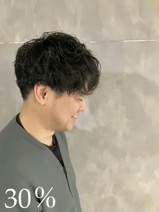 ショート パーマ メンズ 🟦西荻窪メンズ特化 美容師🟦Yu-Jiのヘアスタイル