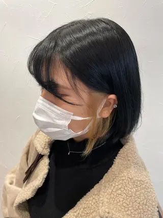 カラー ブリーチパーマ🌍 正木天のヘアスタイル