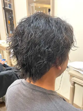 ショート パーマ メンズ メンズパーマ🌀/ 中村郁未のヘアスタイル