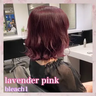 ミディアム カラー 💗ガーリーヘア🎀 saki💗のヘアスタイル