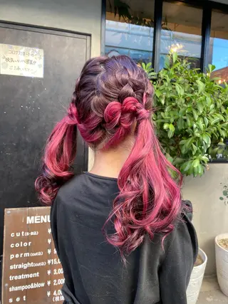 ロング ヘアアレンジ 【縮毛矯正特化】 kyokaのヘアスタイル