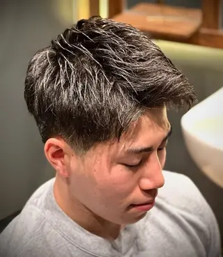 ショート メンズ 大村 颯のヘアスタイル