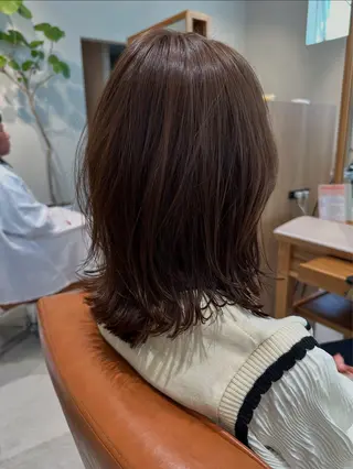 ミディアム カラー 永野真也 透明感カラー🪞のヘアスタイル