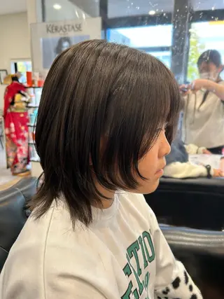 ミディアム 高橋 春菜のヘアスタイル