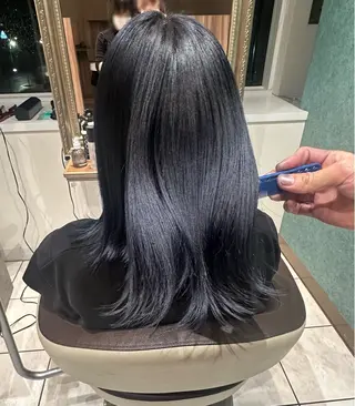 セミロング カラー Ash西葛西 /momijiのヘアスタイル