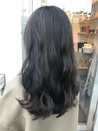 カラー 髪質改善N°rico 杉本怜美のヘアスタイル