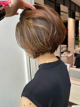 ミディアム カラー 銀座/髪質改善/韓国 カラー🍓原田侑依のヘアスタイル