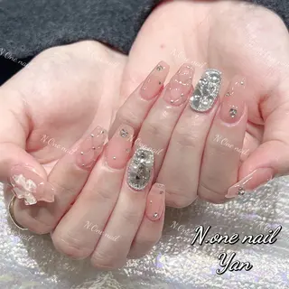 ネイル 長いだし/スカルプ/ パラシェルN.oneのネイルデザイン