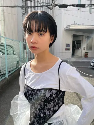 ミディアム カラー パーマ ヘアアレンジ メンズ tatsumi/ボブ ウルフ/レイヤーのヘアスタイル