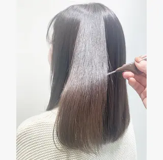 セミロング パーマ 💙美髪救世主💙 関華蓮のヘアスタイル