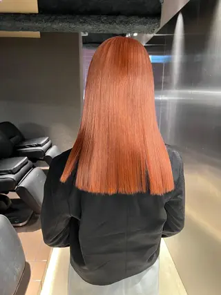 セミロング カラー 紬/enne/ブリー チ/ハイトーンのヘアスタイル