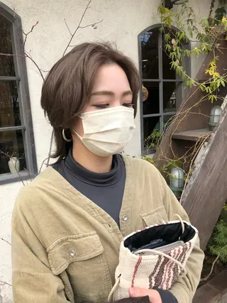 ミディアム カラー rocca所属・鮫島 連のヘアスタイル