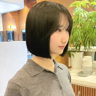 ショート ボブ/縮毛矯正/レイ ヤー♡Natsukiのヘアスタイル