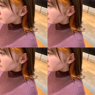 ロング カラー 店長✨️韓国ヘア✖️ 髪質改善カラー／純大のヘアスタイル