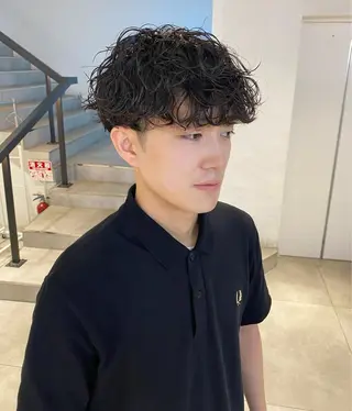 パーマ メンズ 新宿【メンズパーマ】 塩澤太一のヘアスタイル