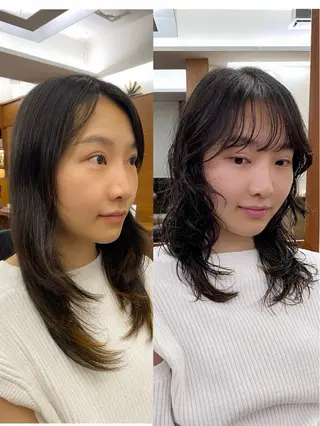 ミディアム パーマ Paddle所属・似合わせレイヤー/ レイヤーパーマ/高倉のヘアスタイル