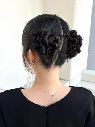 ロング パーマ/オリーブ/ 酸性ストレート/ゆなのヘアスタイル