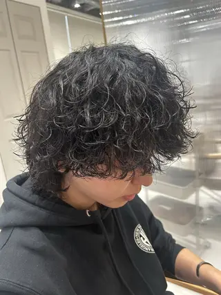 パーマ メンズ メンズ特化美容師👾 チカのヘアスタイル