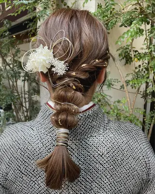 セミロング ヘアアレンジ 美容室Rouge所属・✟ Reira ￤ ﾍｱｾｯﾄ￤ﾎﾞﾌﾞのその他イメージ