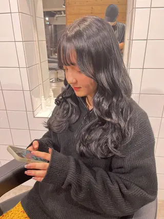 セミロング モテヘア/グレージュ /ボブ/前原汐🎐のヘアスタイル