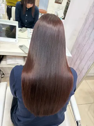 セミロング 【髪質改善カラー】 あむ·. ⟡ 🖤のヘアスタイル