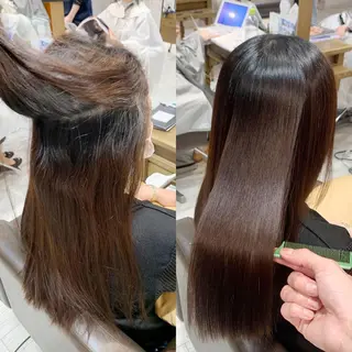 ロング 縮毛矯正/ショート/ レイヤー/畑中正敏のヘアスタイル