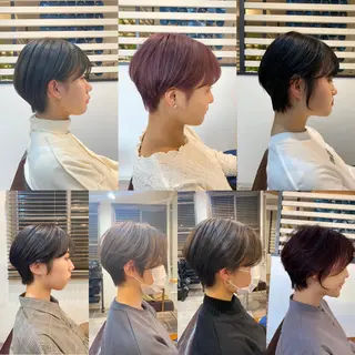 ショート カラー [店長]加地 峻のヘアスタイル