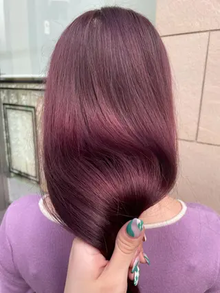 ロング 韓国ハイトーン🦋 hikariのヘアスタイル