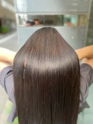 ミディアム 美髪矯正 Rioのヘアスタイル