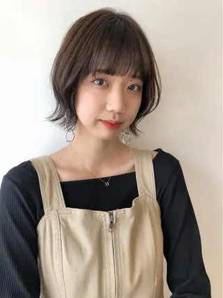 ショート カラー 安藤 佑衣のヘアスタイル