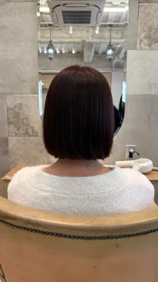 ミディアム Lond Alexia所属・金山/ブリーチなし/ 透明感/ボブ/ゆうきのヘアスタイル