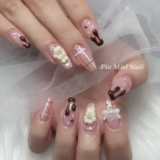 ネイル HANA 長さだしのネイルデザイン