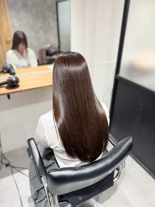 ロング Ceaven 溝の口【セヴン】所属・ツヤツヤ縮毛矯正 men'sカット小山のヘアスタイル