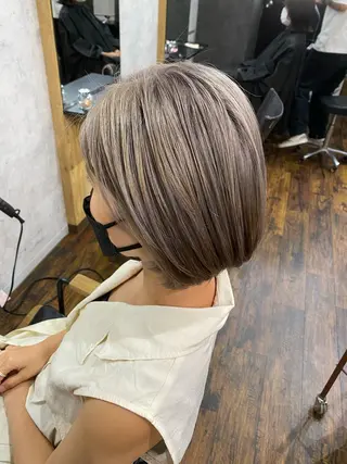 ショート カラー 髪質改善/レイヤー カット手塚奨のヘアスタイル