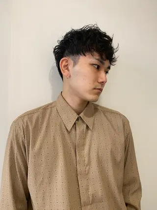 ショート パーマ 永野 正芳のヘアスタイル