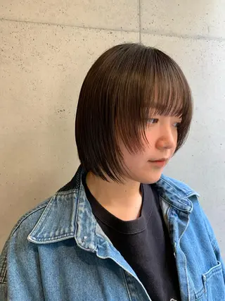 ショート カラー 似合わせウルフ/ レイヤー/山本祐輔のヘアスタイル