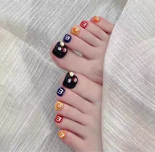 ネイル H3 Nail Tsuki🦋💙のネイルデザイン