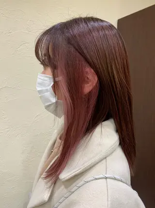 セミロング in'dexhair U所属・ブリーチ🌈ハイトー ンカラー ✨アニカ✨のヘアスタイル