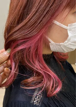 ミディアム カラー SALOWIN神戸三宮所属・山崎 美奈のヘアスタイル