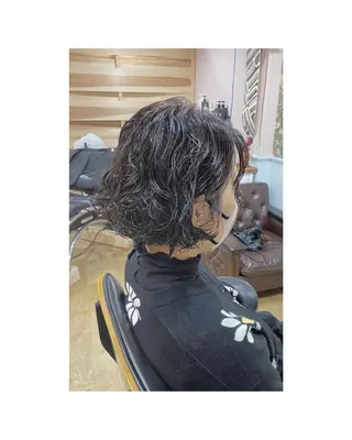 ミディアム パーマ MaaR所属・Asuka Mabuchiのヘアスタイル