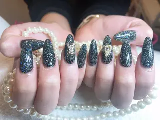 ロング ネイル 長さ出し専門 nynaのネイルデザイン