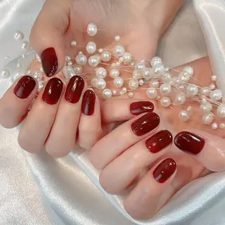 ネイル RAFFINE 月🦋🩵のネイルデザイン