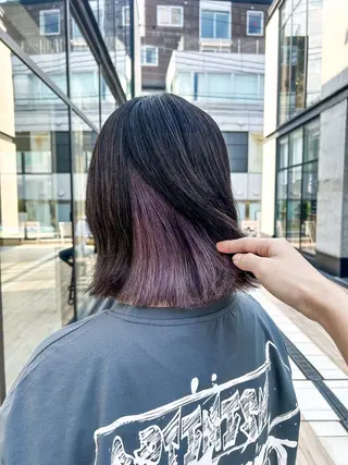 ショート カラー ヘアアレンジ yuka .のヘアスタイル