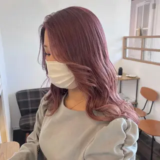 ロング カラー 伊藤ゆかり/髪質改善 /透明感カラーのヘアスタイル