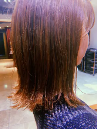 ミディアム ムトウ リンカのヘアスタイル