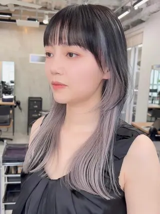 ロング カラー RYOSUKE ハイトーンのヘアスタイル